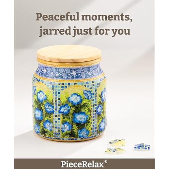 3D PUZZLE PEN HOLDER - THE BABY BLUE EYES | 96 PLASTIC PIECES & WOODEN LID | DIY CONTAINER FOR DIY | CREATIVE GIFT FOR HOME & OFFICE [BB1049] - Image 2